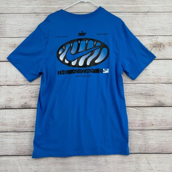 Nike Air Max Day LBR Photo T-Shirt‎ Men's Size Large Blue NEW - Picture 1 of 10